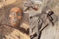 اسکلت یک زن خون آشام با داسی به دور گلو برای جلوگیری از زنده شدن در لهستان پیدا شد