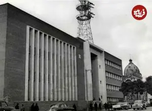 عکس| سفر در زمان؛ نمایی از تلگرافخانه در دوره قاجار