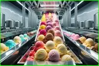 ببینید؛ چگونه بستنی در کارخانه تولید می شود؟