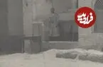 عکس| سفر زمان؛ تصویری از یک «مهمانسرا» در شهر قم در دوران ناصرالدین شاه