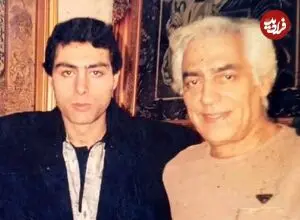 عکس| سفر در زمان؛ فردین و ناصر ملک مطیعی در دهه 50؛ کیومرث ملک مطیعی در پیری