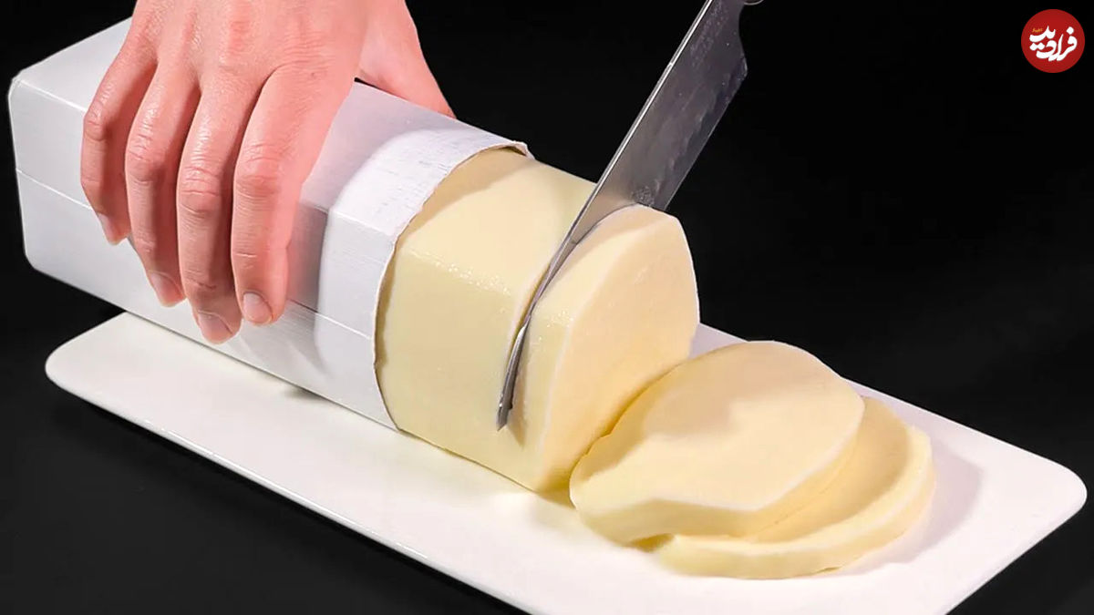 (ویدئو) طرز تهیه پنیر ساده آلمانی با شیر و نمک در 5 دقیقه 