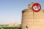 عکس| سفر زمان؛ زن روستایی در حال عبور از کنار یک «کبوترخانه»؛ سال 1340