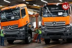 ببینید| نگاهی به فرآیند تولید کامیون های مرسدس بنز eEconic و eActros