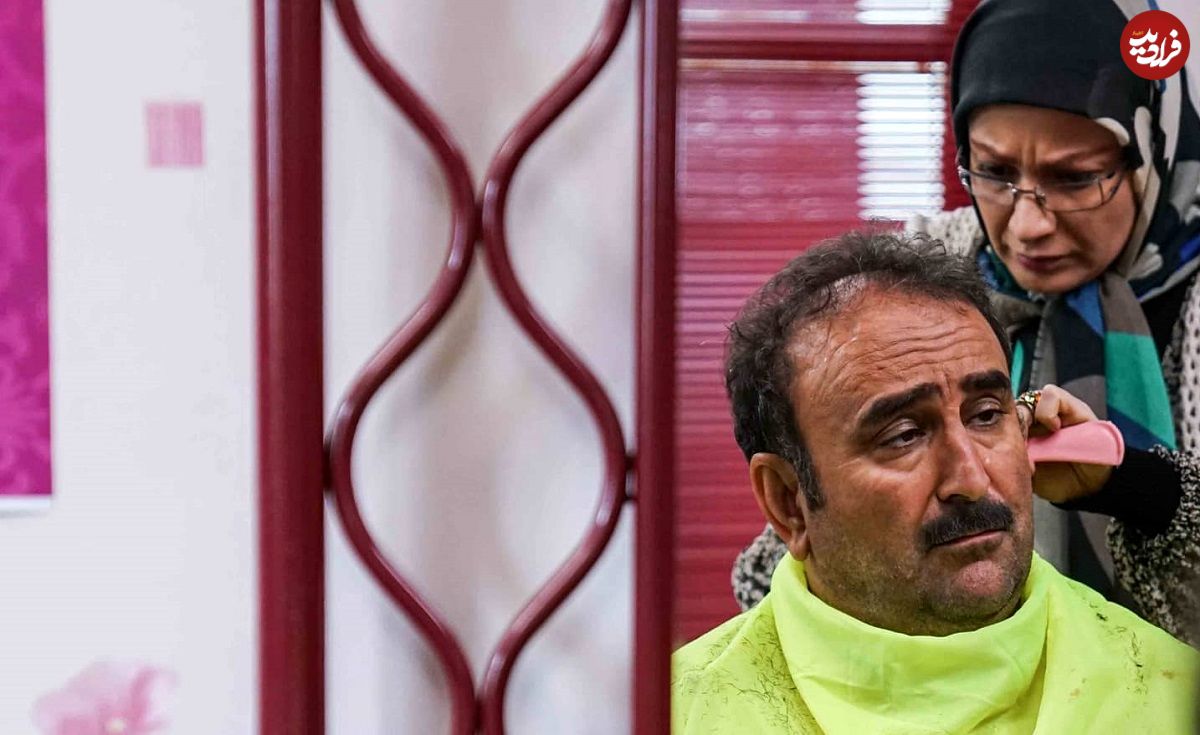 عکس؛ سفر در زمان؛ «بهتاش و بهبود فریبا» در پشت صحنه سریال پایتخت 6؛ سال 98