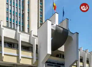 عکس| مدرنیسم سوسیالیستی ساختمان وزارت کشاورزی در کیشیناو؛ میراث معماری شوروی 
