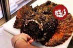 ببینید؛ غذای خیابانی در ژاپن؛ پخت غذا با سنگ ماهی غول پیکر در اوکیناوا