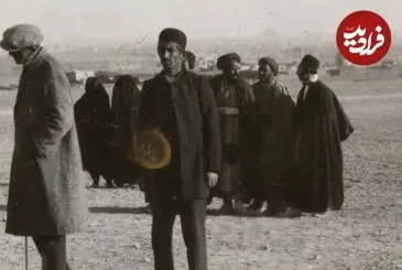 عکس| سفر زمان، اصفهانی‌ها در حال تماشای هواپیمای آلمانی؛ 100 سال قبل