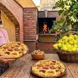 ببینید| غذای روستایی در ایران؛ برداشت انجیر از باغ و پخت کیک با آن