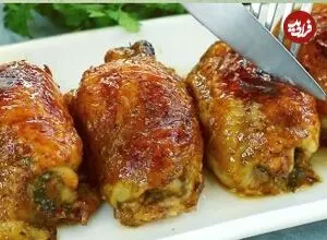 ببینید| طرز تهیه یک غذای جدید با 8 عدد ته ران مرغ و 250 گرم قارچ