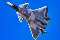 عکس| جنگنده پنهانکار J-20 چین با موتور بومی WS-15 به توانایی شکارچیان آمریکایی دست یافت!