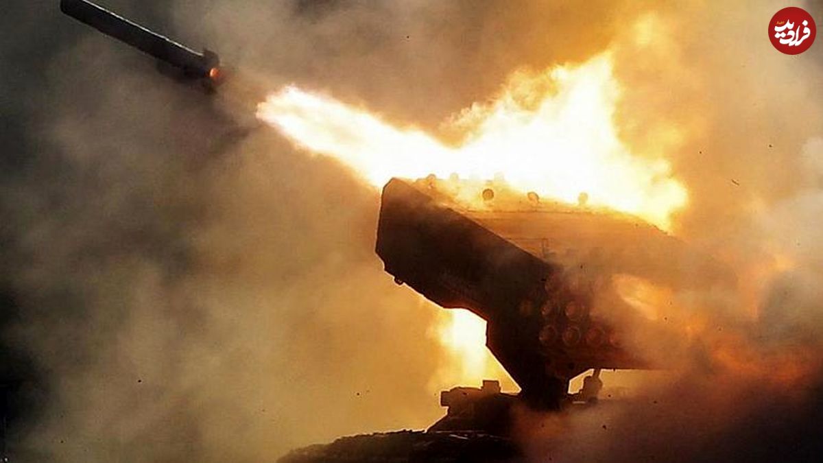 (ویدیو)  لحظه کشته شدن هولناک نیروهای اوکراینی با موشک‌های ترموباریک روسی 