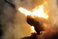 (ویدیو)  لحظه کشته شدن هولناک نیروهای اوکراینی با موشک‌های ترموباریک روسی 