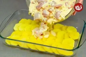 ببینید| طرز تهیه یک شام متفاوت و جدید با 3 سینه مرغ و 500 گرم سیب زمینی
