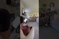 (ویدئو) مهارت شوکه کننده این دو نفر در پرتاب کردن دقیق وسایل