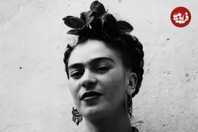 عکس| سفر در زمان؛ «فریدا کالو 25 ساله» در استودیوی نقاشی دیترویت؛ سال 1310