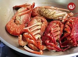 ببینید| غذای خیابانی در تایوان؛ پخت لابستر با سس سویا، سیر و پیازچه در تایپه