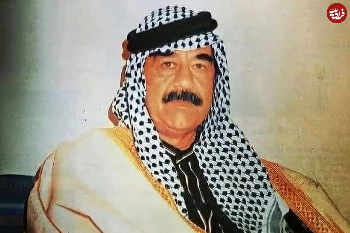 عکس| سفر در زمان؛ «صدام» در حال قاچ کردن هندوانه؛ اواخر دهه 50