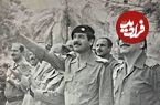 عکس| سفر در زمان؛ «صدام حسین» در حال کوهنوردی در کوه های عراق؛ دهه 70