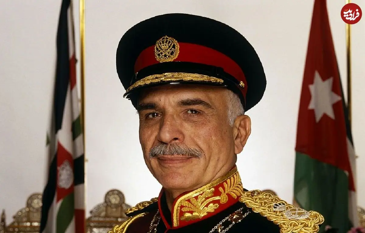 عکس| سفر در زمان؛ دیدار «ملک حسین، پادشاه اردن» با سپهبد سر جان باگوت؛ سال 1331