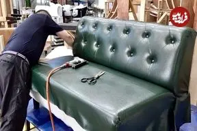 ببینید| مراحل دیدنی تولید مبلمان در کارخانه ای در کره جنوبی
