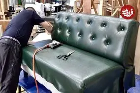 ببینید| مراحل دیدنی تولید مبلمان در کارخانه ای در کره جنوبی