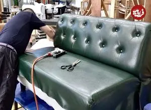 ببینید| مراحل دیدنی تولید مبلمان در کارخانه ای در کره جنوبی