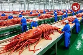 ببینید| چگونه صدها تن میگو در آمریکا پرورش، برداشت و فرآوری می شود؟