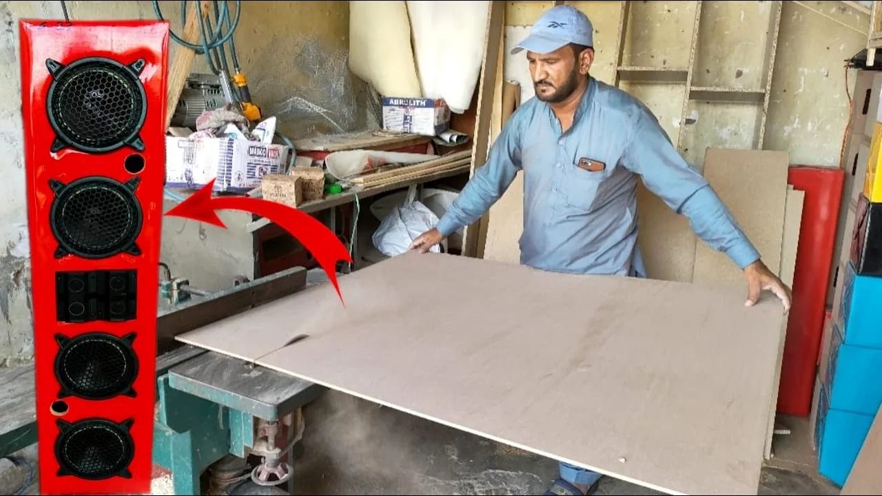 (ویدئو) پاکستانی ها به همین سادگی اسپیکرهای یک متری قدرتمند تولید می کنند!