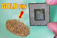 (ویدئو) نحوه استخراج آسان طلا از CPU قدیمی کامپیوتر