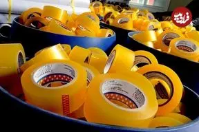 ببینید| مراحل دیدنی تولید چسب پهن در کارخانه ای در کره جنوبی