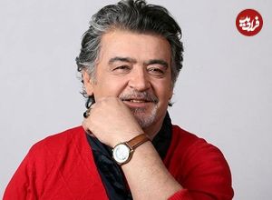 عکس؛ سفر در زمان؛ رضا رویگری در آغوش دوبلور معروف