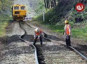 ببینید| چگونه ریل های قطار آسیب دیده تعمیر می شوند؟