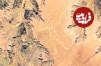 نقاشی اسرارآمیز 3 کیلومتری در وسط بیابان که از فضا هم دیده می‌شود