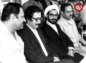 عکس؛ سفر در زمان؛ چهره «بنی صدر بعد فرار به پاریس در کنار مسعود رجوی»؛ سال 60