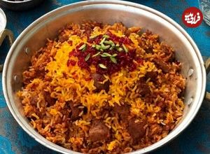 طرز تهیه پلو شاه عباسی اصیل ایرانی