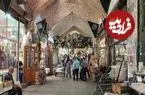 عکس| سفر به ایران قدیم؛ تصویری از یک مغازه در بازار تبریز در دوران قاجار