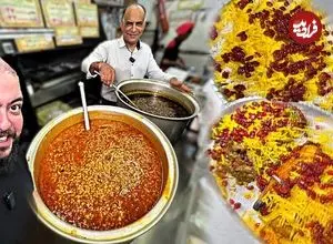 ببینید| غذای خیابانی در ایران؛ پخت قیمه، قرمه سبزی و کباب در تهران