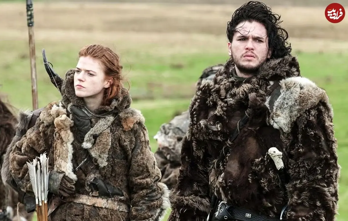 عکس| سفر در زمان؛ «جان اسنو و ییگریت» 14 سال بعد (سریال گیم آف ترونز)