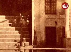 عکس| سفر به ایران قدیم؛ منظرۀ قصر تابستانی قاجار در کنار استخر