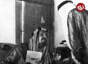عکس؛ سفر در زمان؛ «اولین پادشاه عربستان در کنار 4 فرزندش»؛ سال 1312