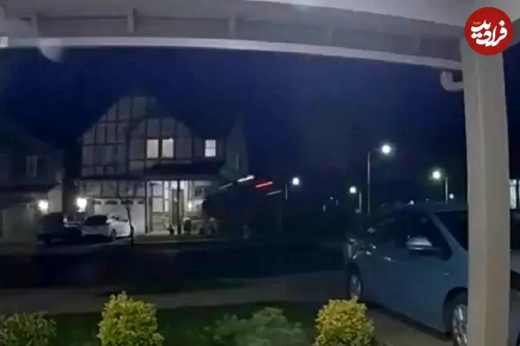 ببینید| لحظه پرواز یک کامیون به داخل خانه مسکونی در اورِگن آمریکا