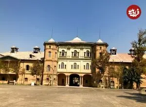 تصویر| سفر به گذشته؛ عکسی هوایی از میدان مشق، عمارت قزاقخانه و شمال تهران؛ سال 1302