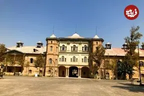 تصویر| سفر به گذشته؛ عکسی هوایی از میدان مشق، عمارت قزاقخانه و شمال تهران؛ سال 1302