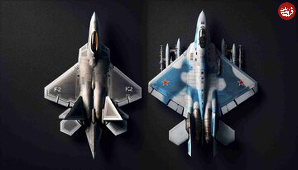 (عکس) روسی یا آمریکایی؛ آسمان زیرپای کدام جنگنده است؟