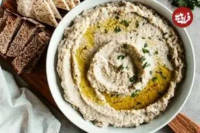 طرز تهیه دیپ بادمجان خامه‌ای؛ یک پیش‌غذای جذاب