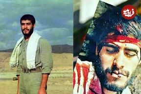 عکس؛ سفر در زمان؛ شهیدِ نماد «شهادت»؛ امیر حاج امینی در کنار 5 همرزم اش؛ دهه 60