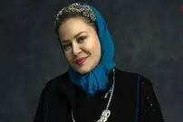 (عکس) تیپ متفاوت بهاره رهنما در بزرگداشت علی نصیریان