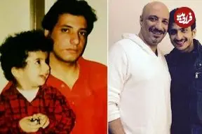 عکس| سفر در زمان؛ «امیر جعفری» در 51 سالگی و در کنار «پسرش و سامی بیگی»