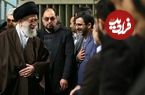 عکس؛ سفر در زمان؛ «سیدمجتبی خامنه ای» در مراسم ختم برادر وحید حقانیان؛ سال 1402